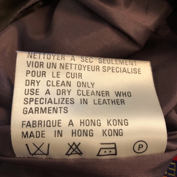 Vintage 80s mossy taupe leather midi pencil skirt - Picture 14 of 15